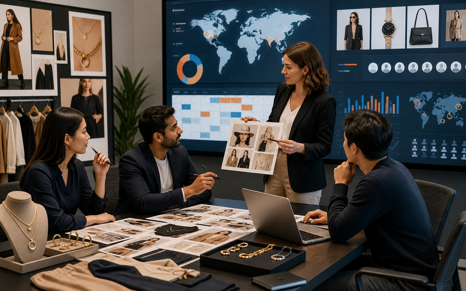 Digital advertising planning for jewelry and apparel brands entering overseas markets